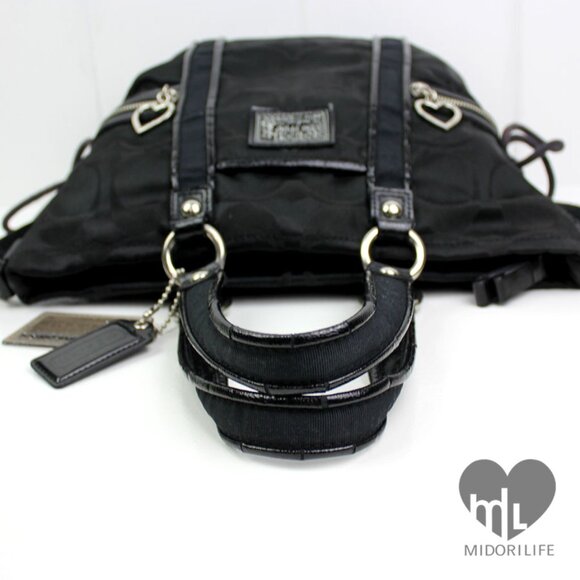 COACH Daisy Signature Poppy Crossbody Tote - Picture 6 of 14